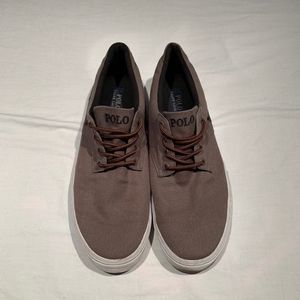 polo by Ralph Lauren grey canvas sneaker